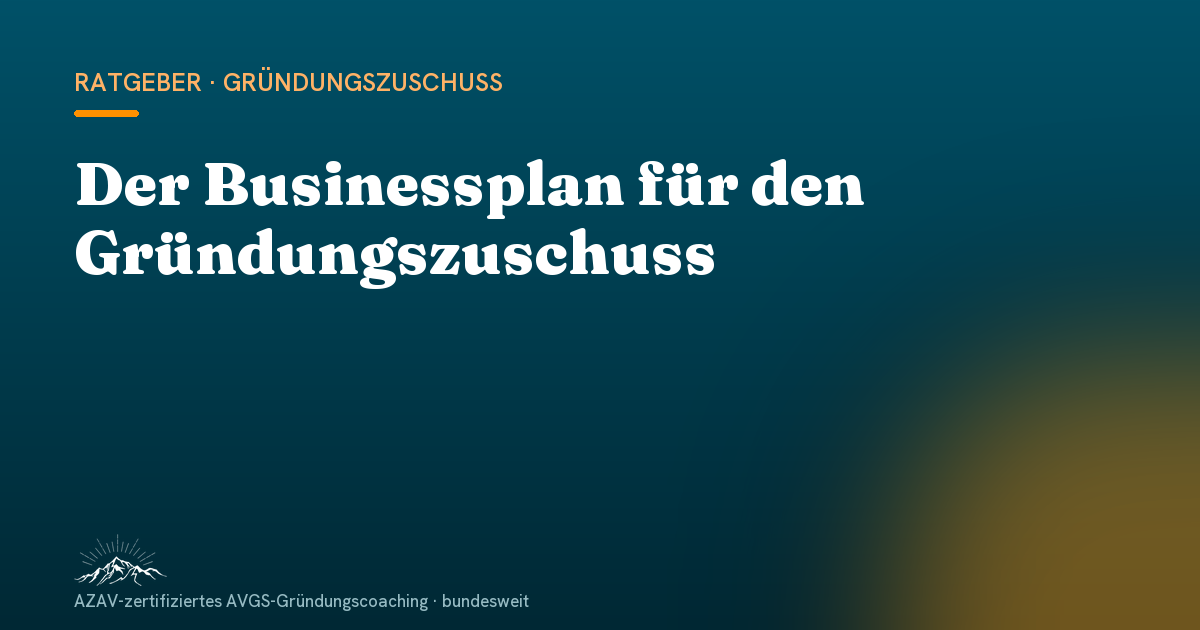 Der Businessplan